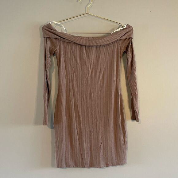 Privacy Please Silas Mini Dress in Warm Ta… - Picture 10 of 10